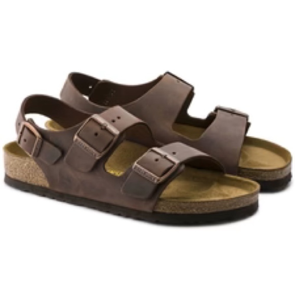 Birkenstock Milano Oiled Leather Habana